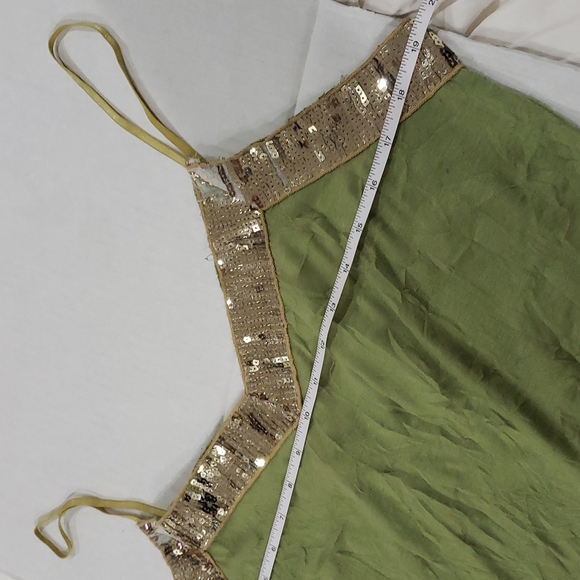 XL VTG vintage  cocomo gold sequin cami tank - Picture 8 of 9